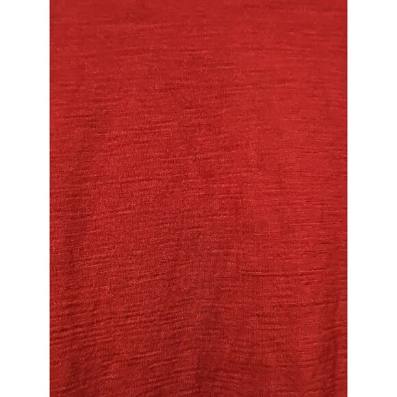 Segments Merino Wool Base Layer Small Thermal Red Burgundy Shirt Top Hiking Ski - Picture 4 of 7